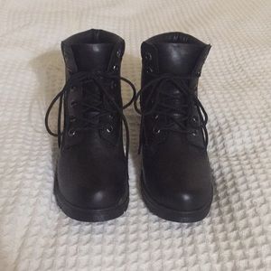 Jeffrey Campbell black combat boots